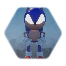 Stylized classic sonic