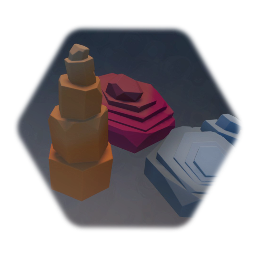 Simple rock formations