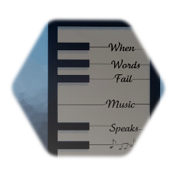 Music Speaks Framed Wall Decor