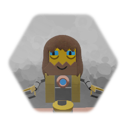 Robot with Human Hair