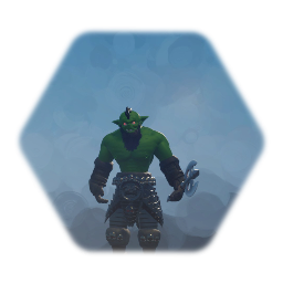 Green Orcish Warrior