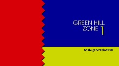 Sonic generations 3D green hill zone 1 (classic)