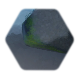 Animated mossy rock