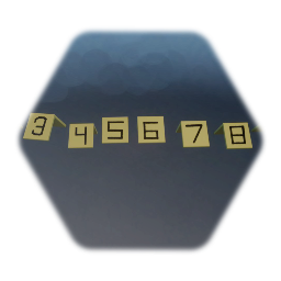 Crime Scene markers 1-10