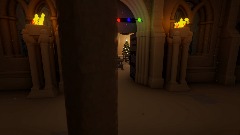 Transfiguration courtyard Xmas