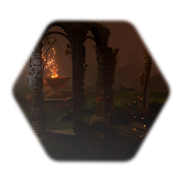 Elven ruins #1 (sunset /night)