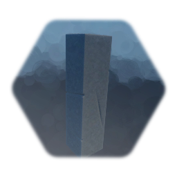 Sliced Old Stone Pillar