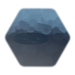 Double sided manhole cover - fancy