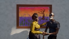 Lavender ~ A Painting in the Dark