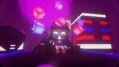 R8 enjoys some fries after a long day