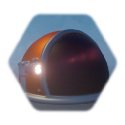Space suit helmet