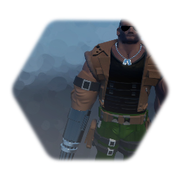 Barret final fantasy 7 realistic