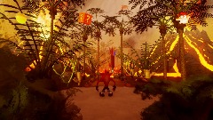 Crash Bandicoot in dreamland: Hotter than hell