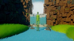 Water fall "game" with Grassy