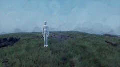 Walk on grass simulator