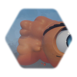 Cused meatball man