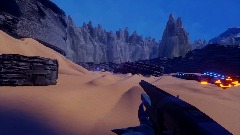 Alura 2 - FPS/Space Shooter (Desert Planet + Mothership battle)