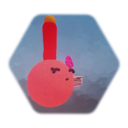 Red Imp plushy (based on cutie imps)