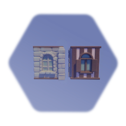 Stone Wall Window Short - TCM013