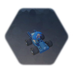 Baby Tari in a go kart Meta runner racing 4