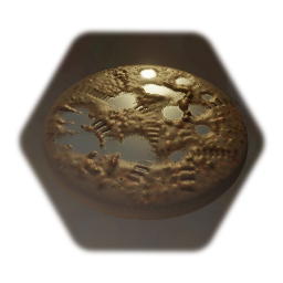 Warzone - Soil Tile with Puddles (2-sided)