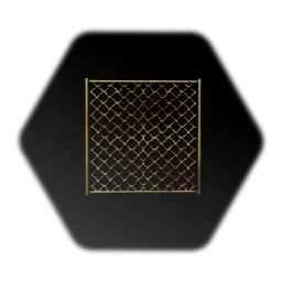 Old, beaten metal fence. (1 sculpt)