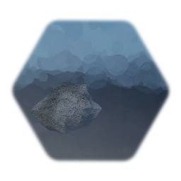 Shaded rock
