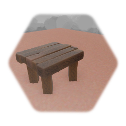 Small wooden table