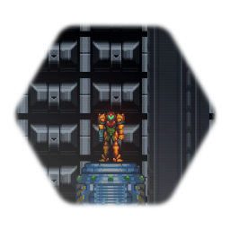 Metroid fusion pixel art