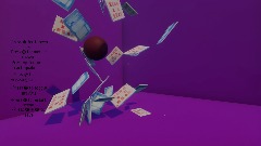 Card tower destruction