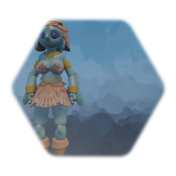 Rando Yume Sea Islander NPC (Female Merfolk)
