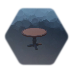 Round Wooden Table