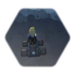 Lucks in a go kart Meta runner racing 4