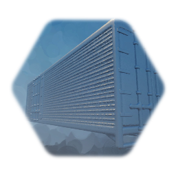 大型トラックの箱　シンプル