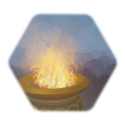 Greek fire pot