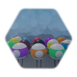 Billiard ball puppets 2