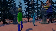 Remix of Baldi meets Hello neighbor