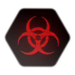 Red Bio-hazard Symbol