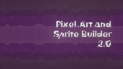 Pixel art / sprite builder 32 x 64 and 64 x 32 REMIXABLE