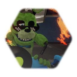 Withered Blueberry the bunny oc