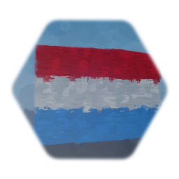 Luxembourg Flag - Waving