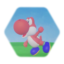 Netty the Red Yoshi (My version)