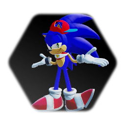 Stylized Uekawa speed the hedgehog V2