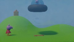 Peppa pig gets sucked up by an alien