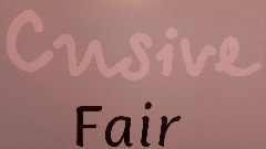 AY| Cusive Fair