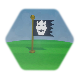 Super Mario check point flag