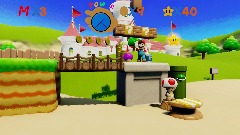 Fnf Mario's madness v2 super bad Mario Render