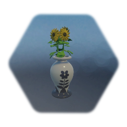 Sunflower vase