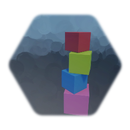 Toy cube tower