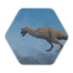 The Isle Carnotaurus desert sand Skin.